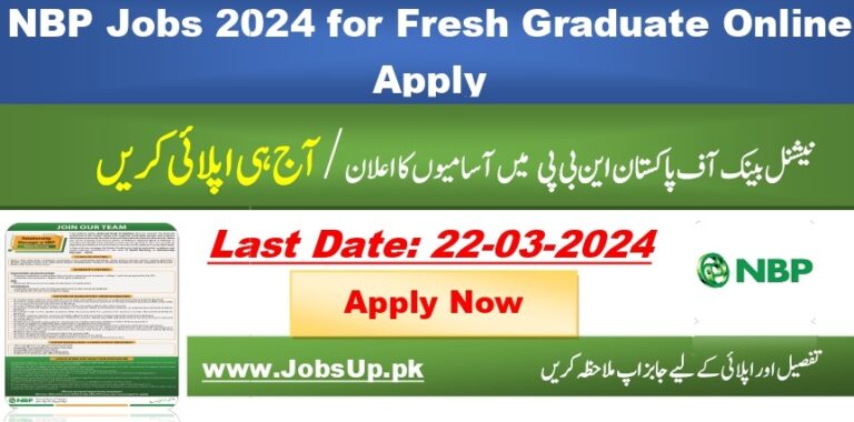 NBP Jobs 2024 National Bank of Pakistan